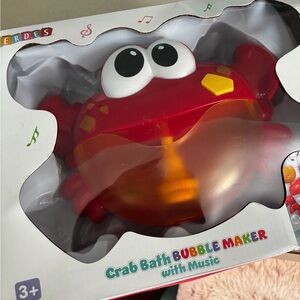 ERDES Musical Crab Bubble Maker - Red